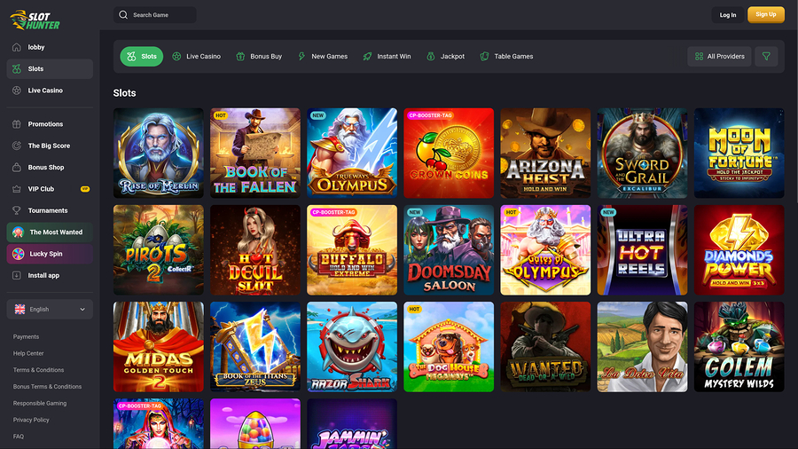 Slot Hunter Casino Desktop Games