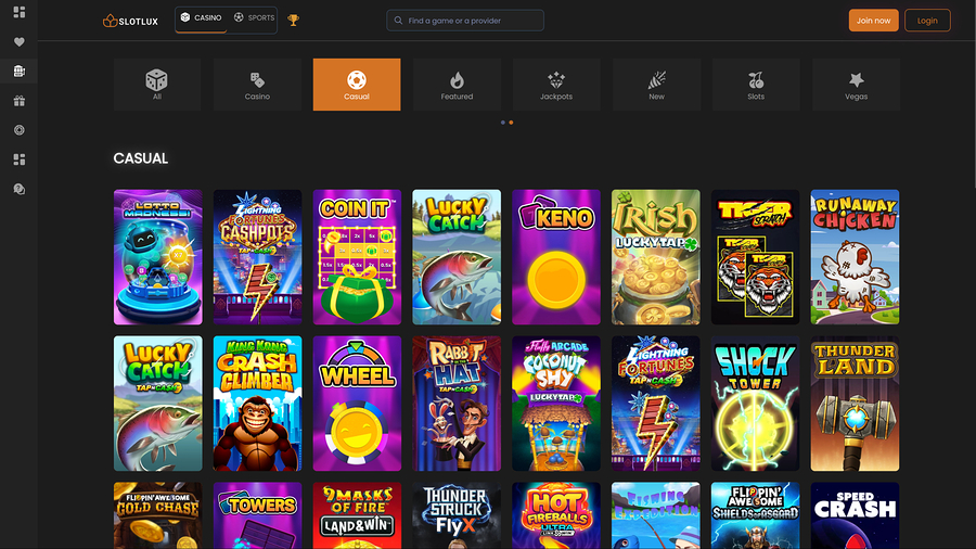 Slot Lux Casino Desktop Casual Games
