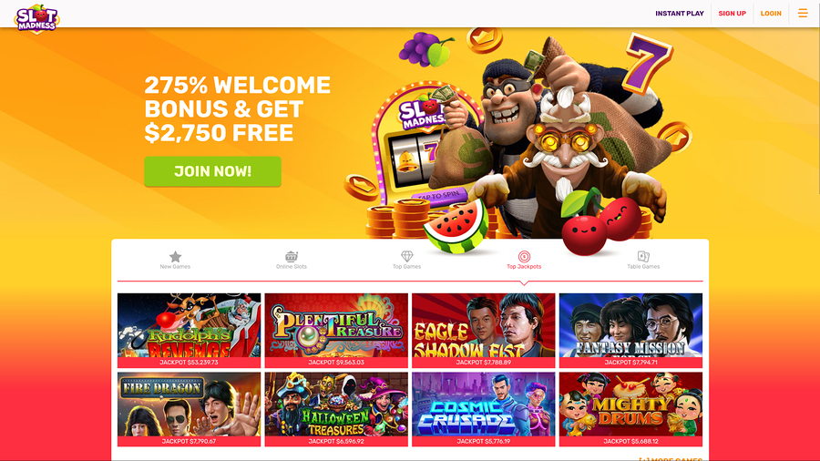 Slot Madness Casino Desktop Jackpot