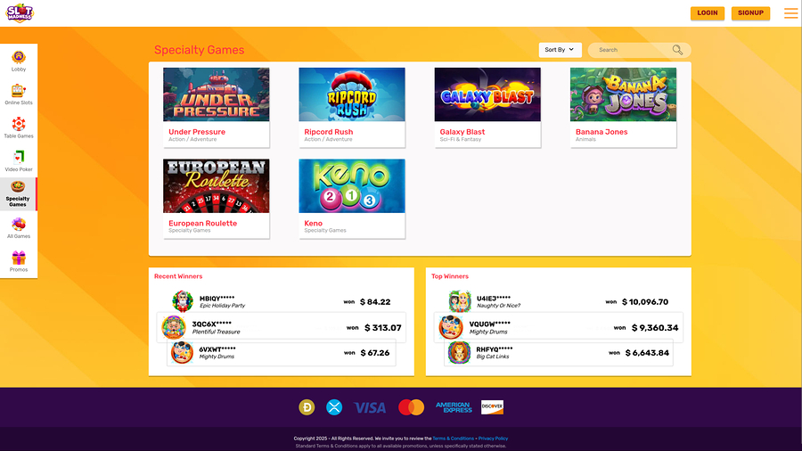 Slot Madness Casino Desktop Specialty