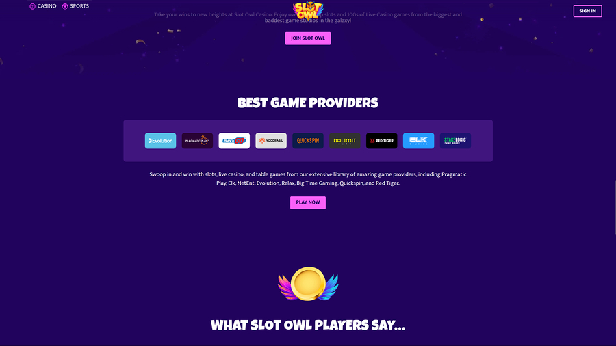 Slot Owl Casino Desktop Game Developers