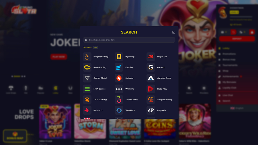 Slota Casino Desktop Game Developers