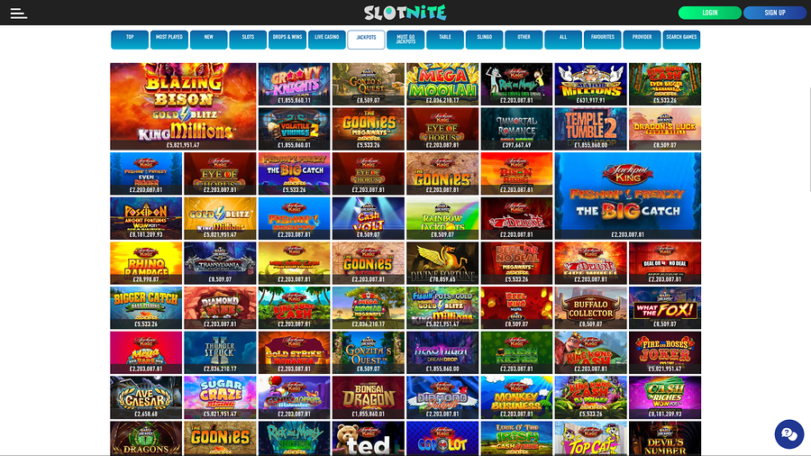 Slotnite Casino Desktop Jackpot
