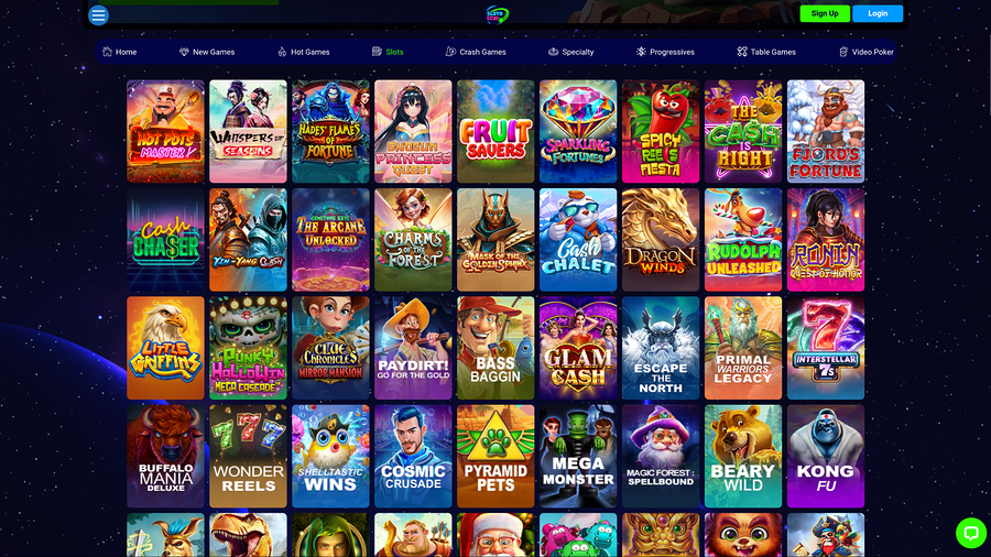 Sloto Stars Casino Desktop Games