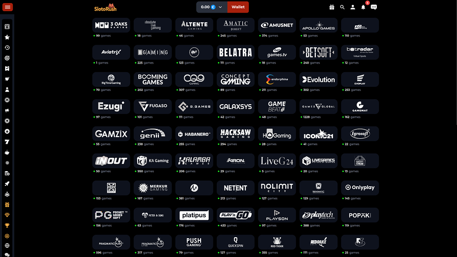 SlotoRush Casino Desktop Game Developers