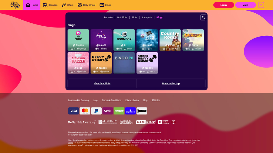 Slots Baby Casino Desktop Bingo