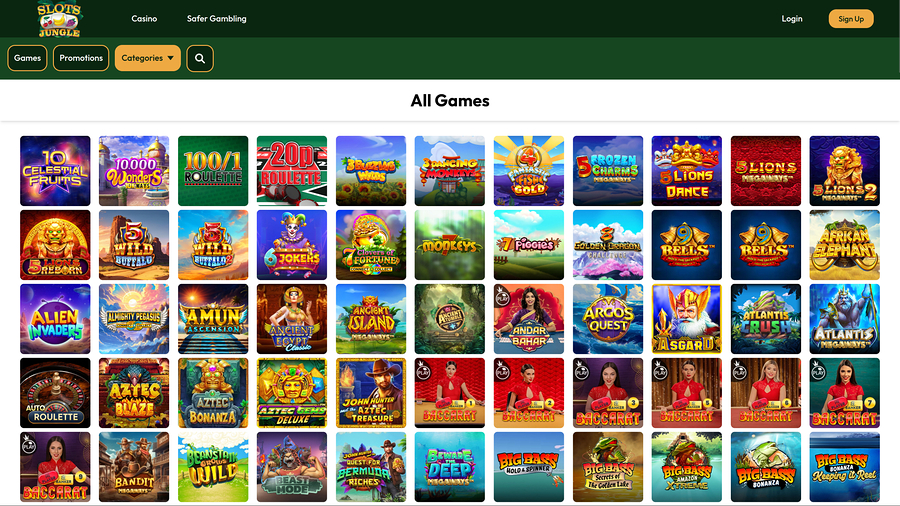 Slots Jungle Casino Desktop Games
