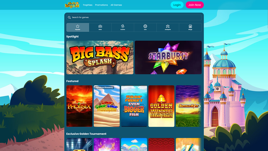Slots Kingdom Casino Desktop Games