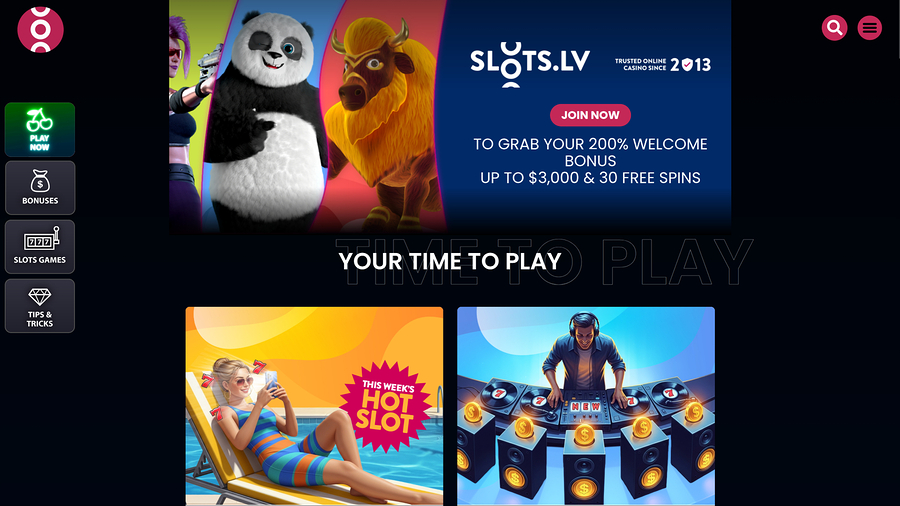 Slots.lv Casino Desktop Blog