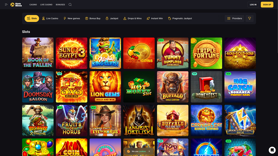 Slotsmines Casino Desktop Games