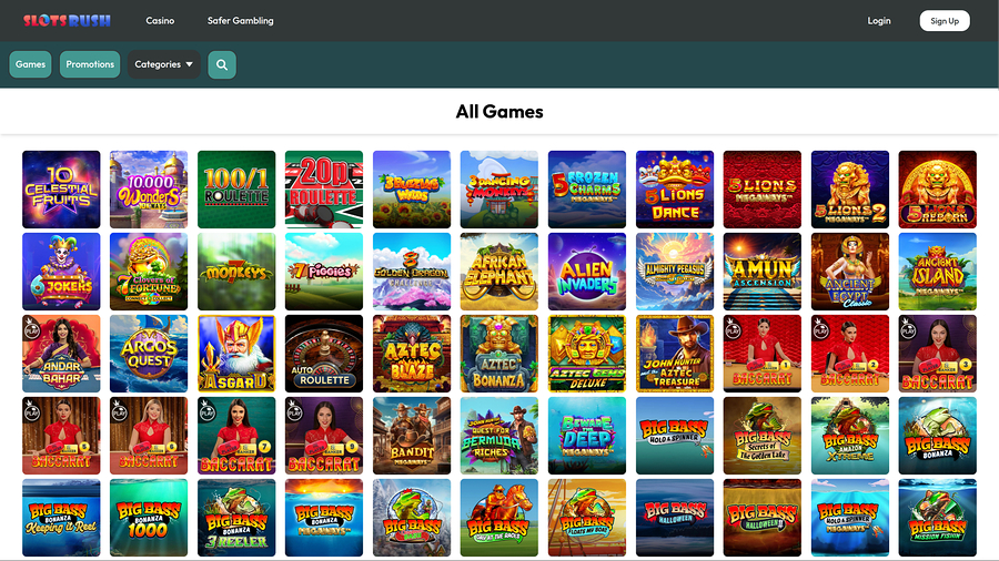 Slots Rush Casino Desktop Games