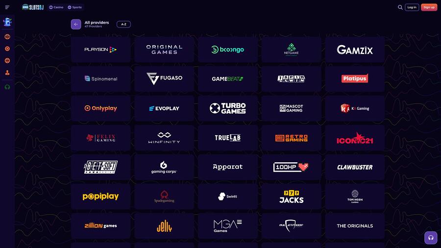 SlotsDj Casino game developers page