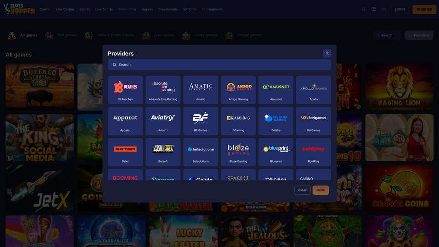 SlotsHopper Casino Game Developers