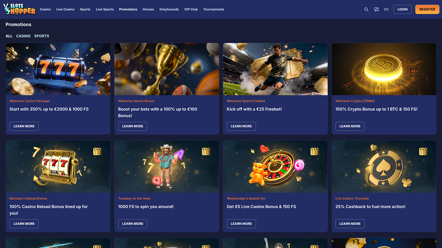 SlotsHopper Casino Promotions