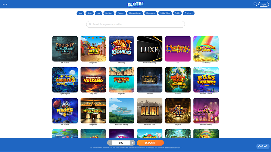 Slotsi Casino Desktop Games