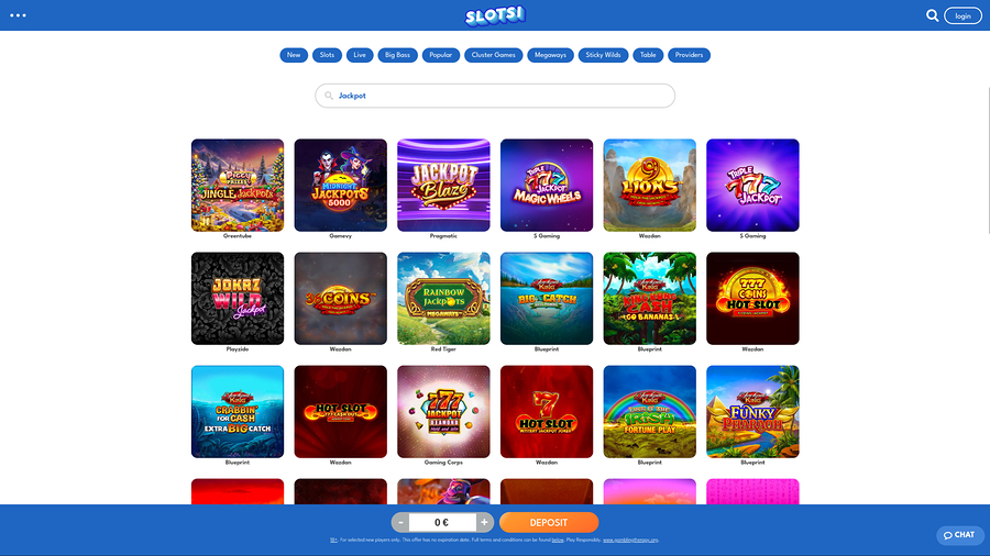 Slotsi Casino Desktop Jackpot