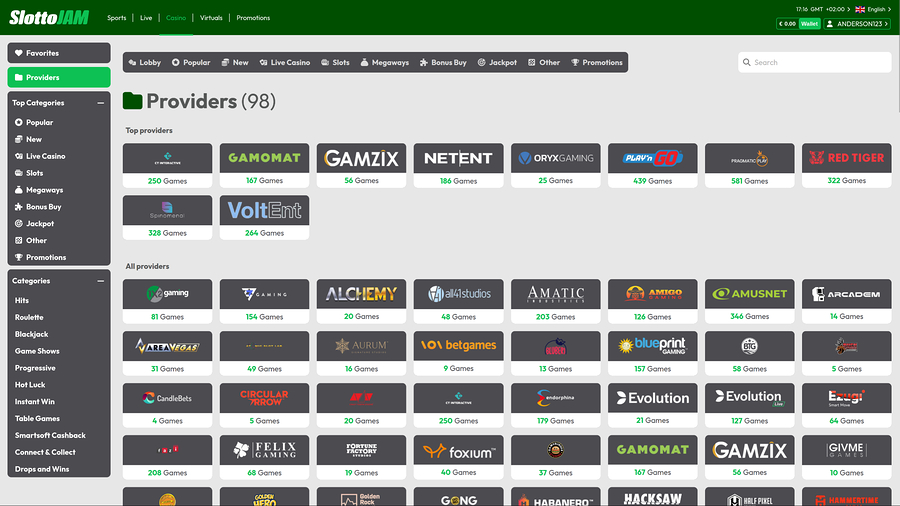 SlottoJam Casino Desktop Game Developers