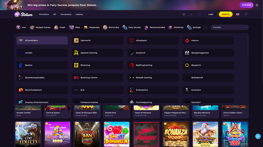 Slotum Casino Desktop Game Developers