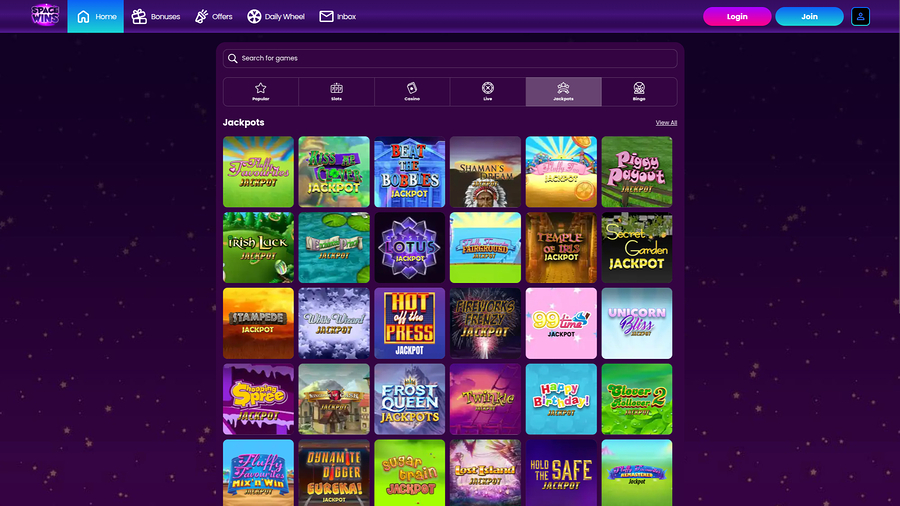 Space Wins Casino Desktop Jackpot