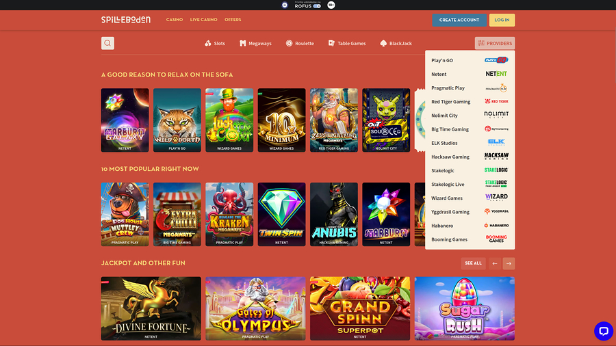 Spilleboden Casino Desktop Game Developers