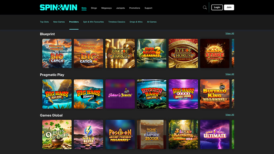 Spin And Win Casino Desktop Game Developers