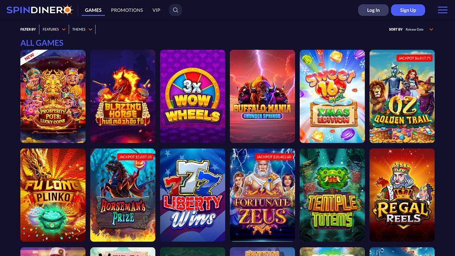 Spin Dinero Casino Desktop Games
