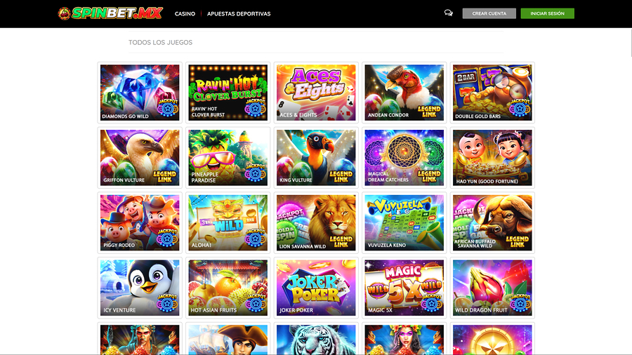Spinbet Desktop Games