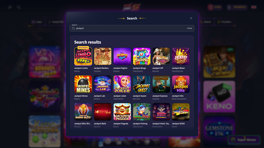 Spinlander Casino Desktop Jackpot