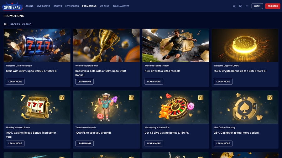 SpinTexas Casino Promotions
