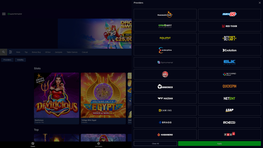 SportEmpire Casino Desktop Game Developers
