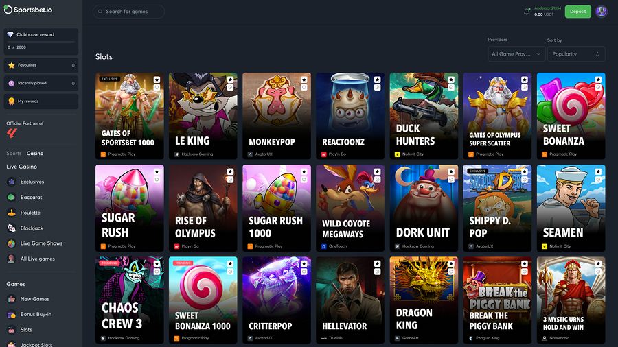 Sportsbet.io Desktop Games