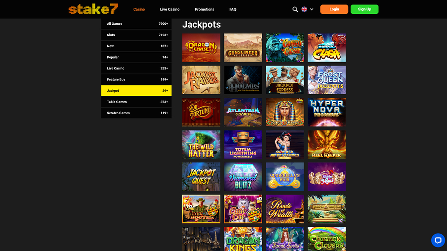 Bote de escritorio de Stake7 Casino