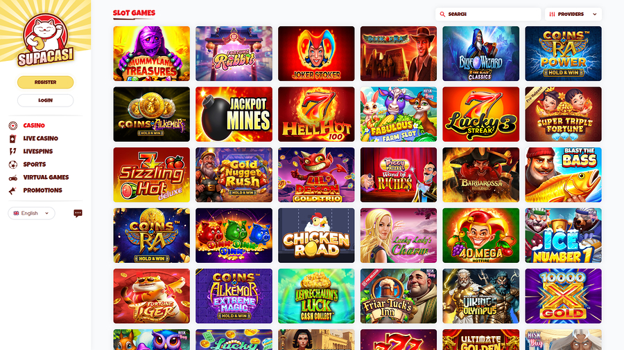 Supacasi Casino Desktop Games