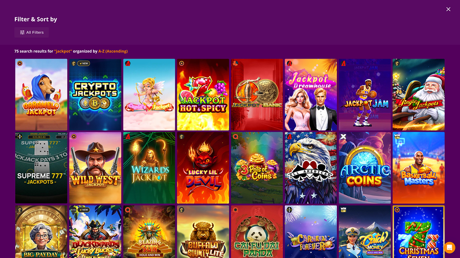 Super Slots Casino Desktop Jackpot