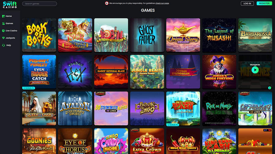 Swift Casino skrivbordsspel