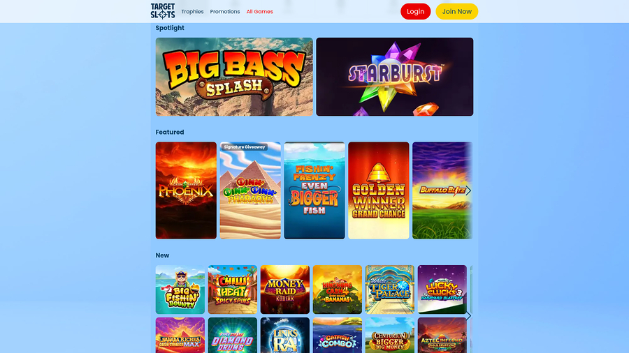 Target Slots Desktop Games