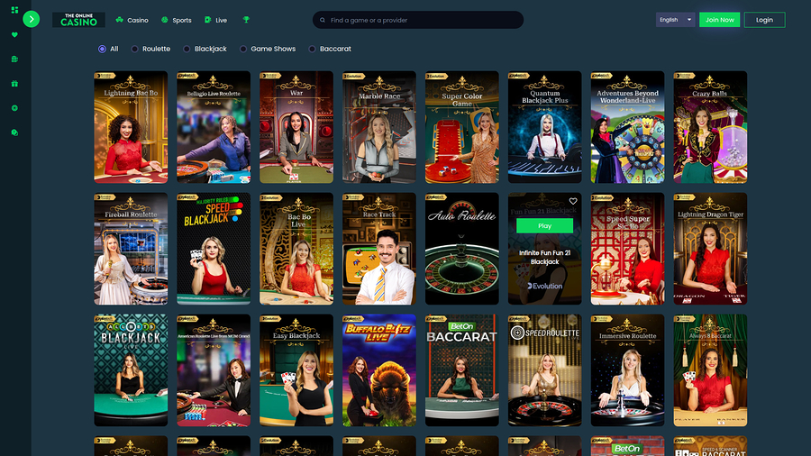 The Online Casino Desktop Live Dealer