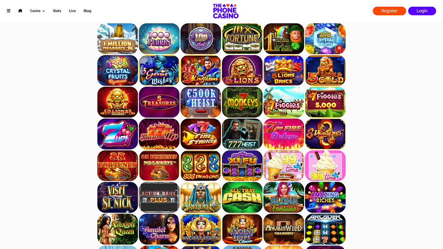 The Phone Casino Desktop Games