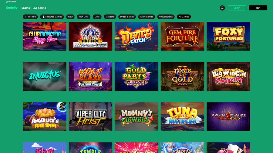 Toptally Casino Desktop Games