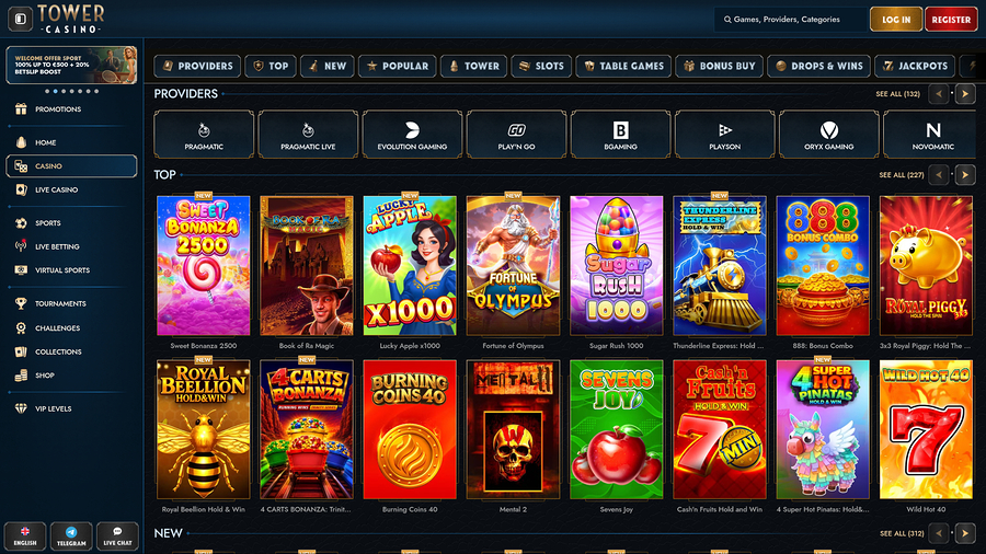 Tower Casino Desktop Games