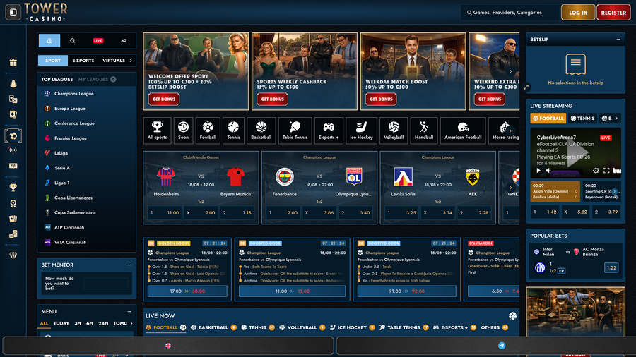 Tower Casino Desktop Sports