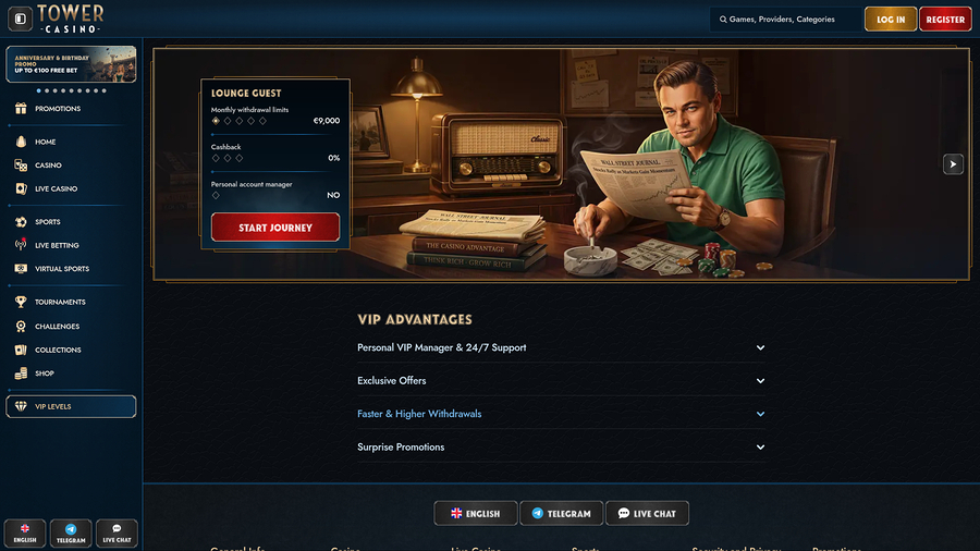 Tower Casino Desktop VIP