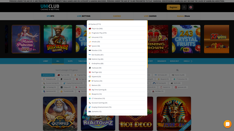 Uniclub Desktop Game Developers