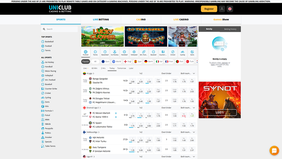 Uniclub Desktop Sports