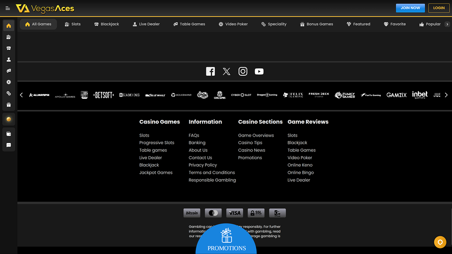 Vegas Aces Casino Desktop Game Developers