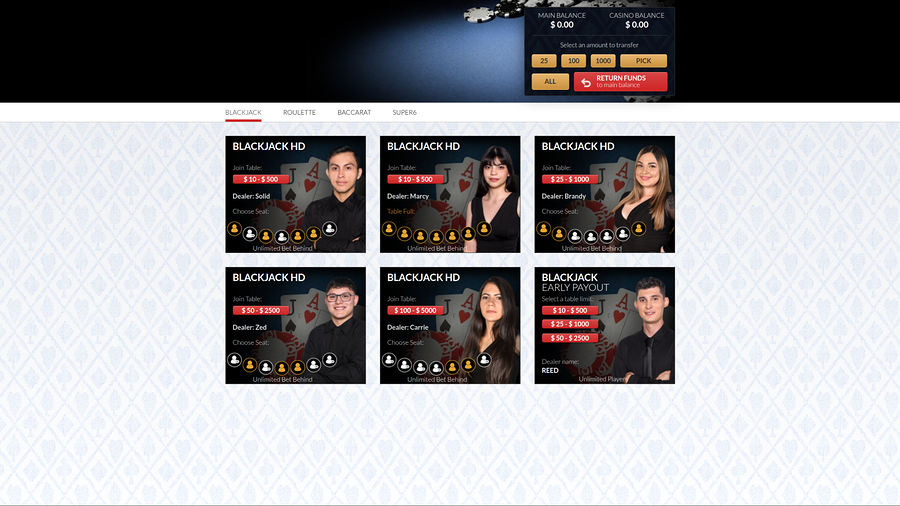 Vegas Casino Online Desktop Live Dealer