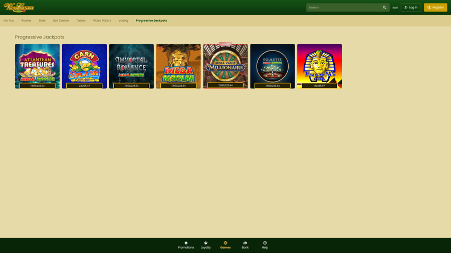 Vegas Country Casino Desktop Jackpot