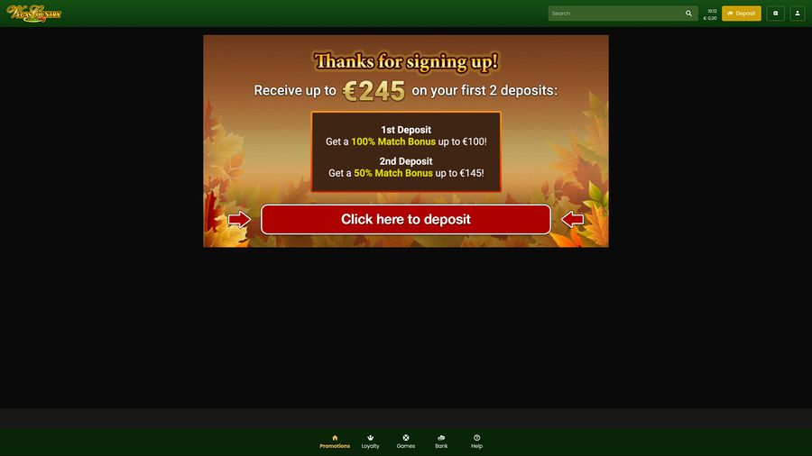 Vegas Country Casino Desktop Promotions