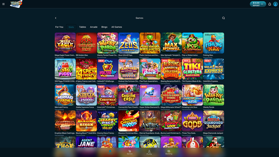 Vegas Palms Casino Desktop Games