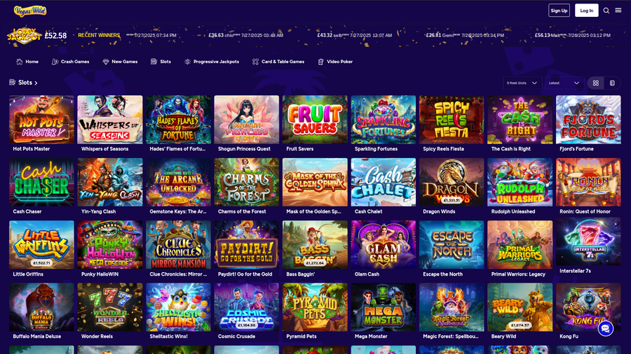 Vegas Wild Casino Desktop Games